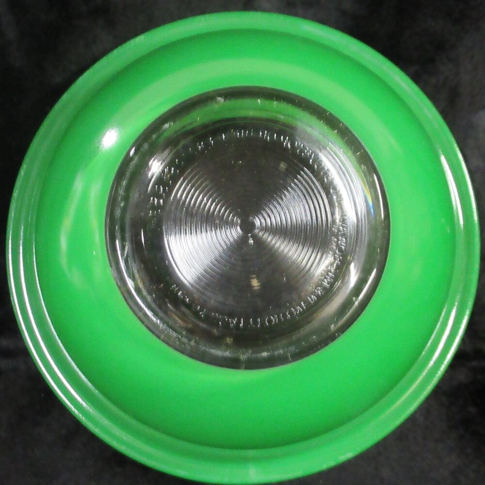 Pyrex Green Glass Mixing Bowl #322 Clear Bottom - Picture 4 of 6